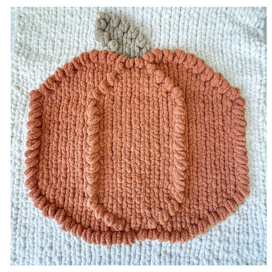 Pumpkin Chunky Throw Blanket